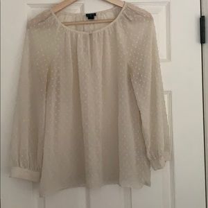 Swiss dot blouse